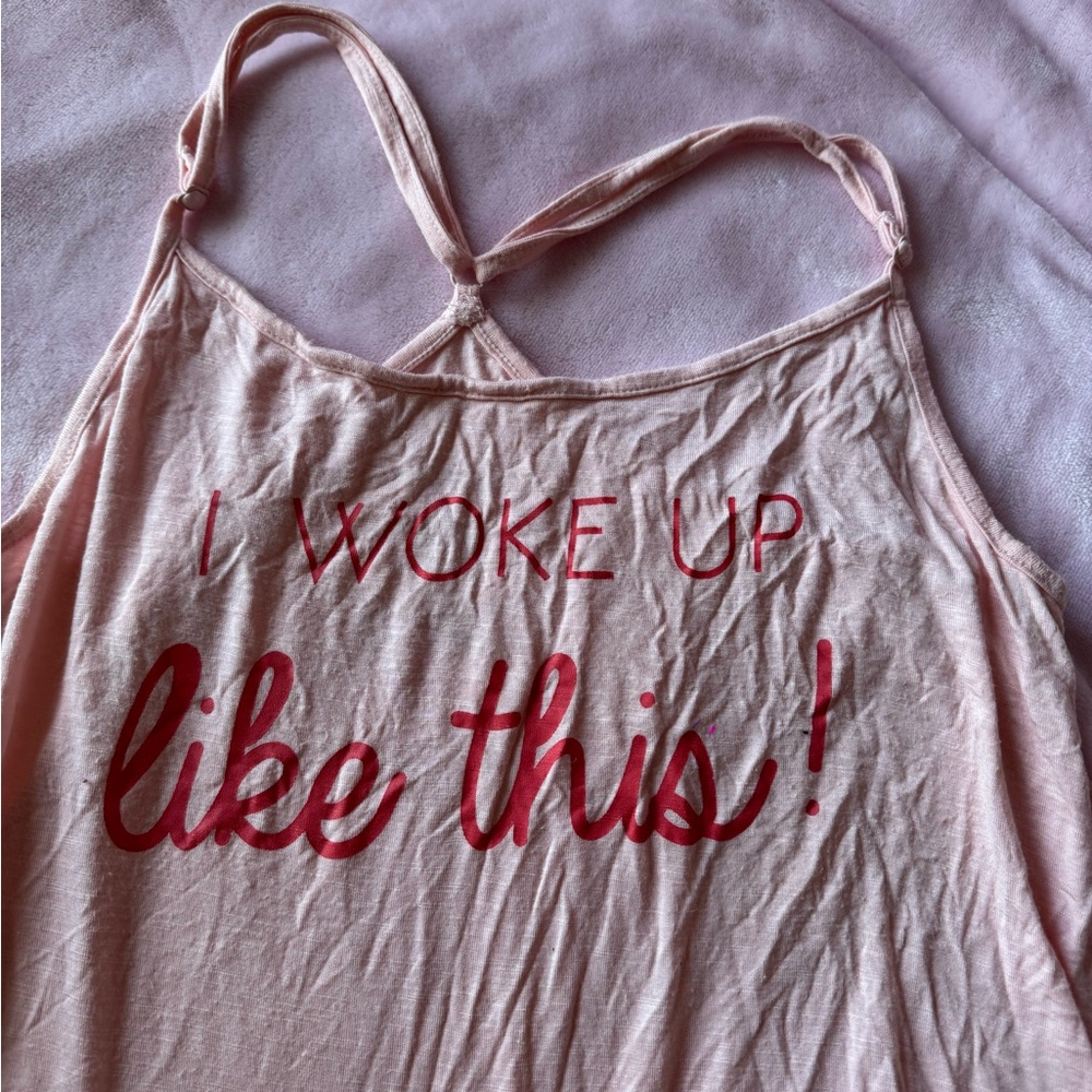 I woke up like this pajama top
